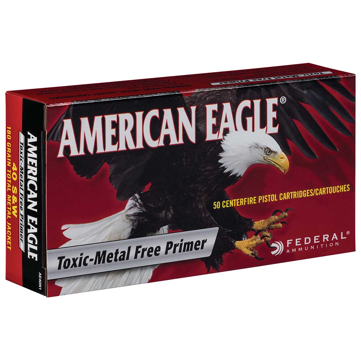 FEDERAL AMERICAN EAGLE 40S&W 180 GRAIN