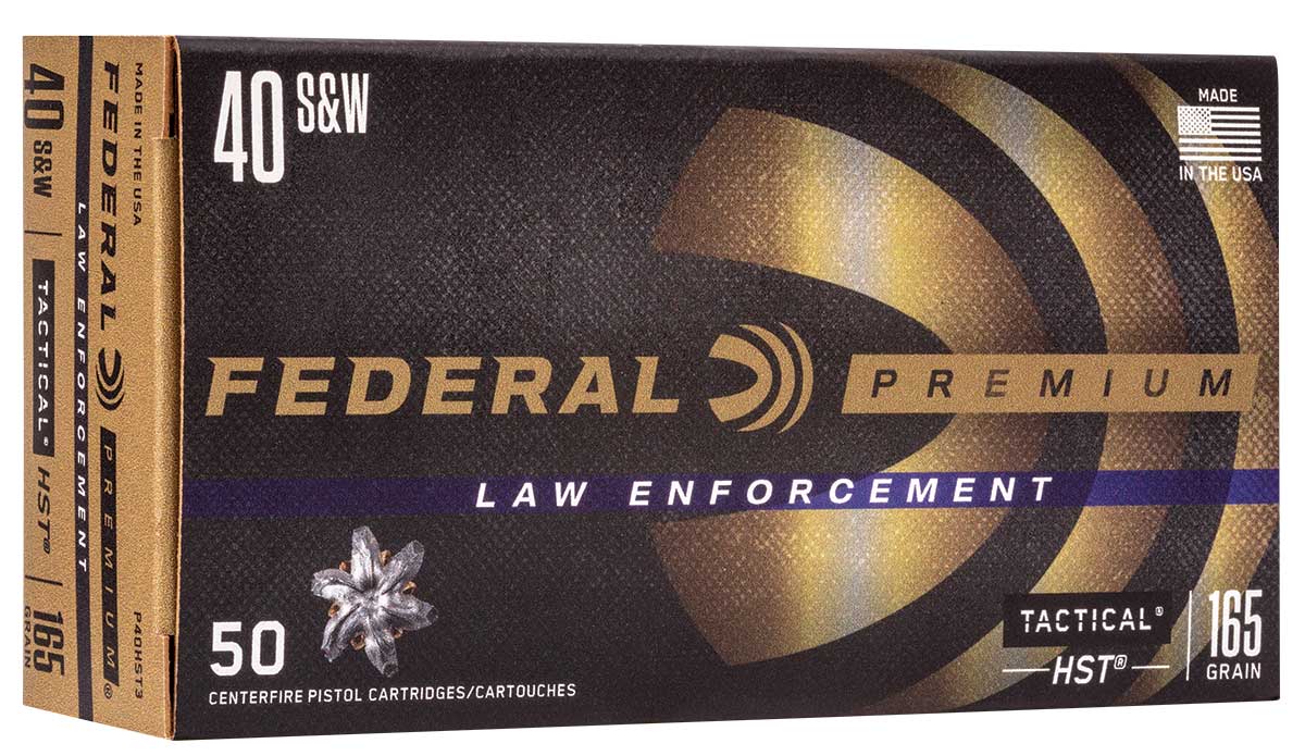 FEDERAL HST PREMIUM HST 40S&W 165 GRAIN